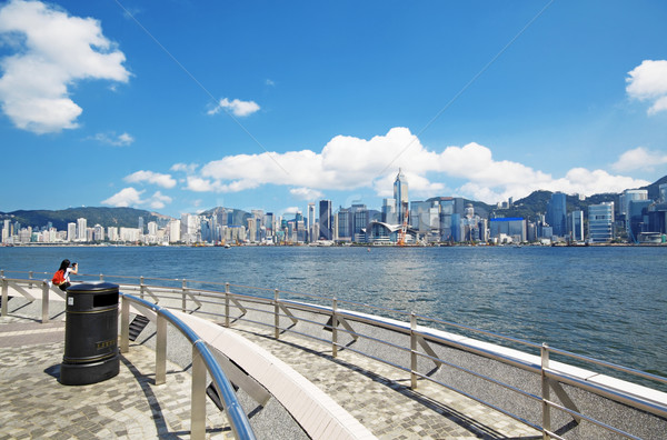 China, Hong Kong waterfront buildings  Stock photo © cozyta