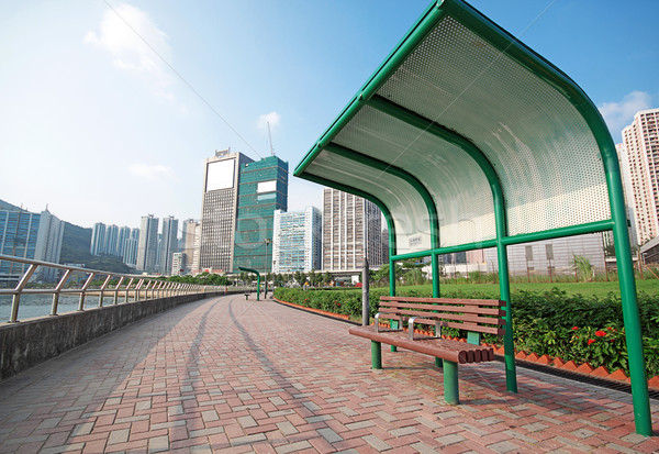 Summer day in public city park Stock photo © cozyta