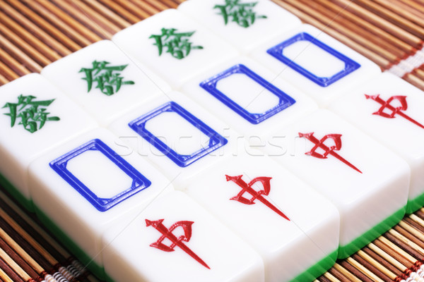 Mahjong, very popular game in China  Stock photo © cozyta