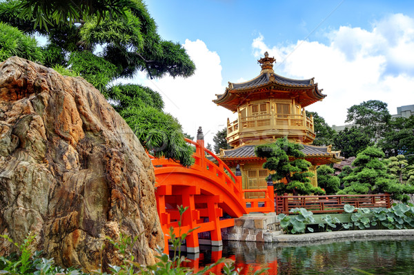 The Pavilion of Absolute Perfection in the Nan Lian Garden, Hong Stock photo © cozyta