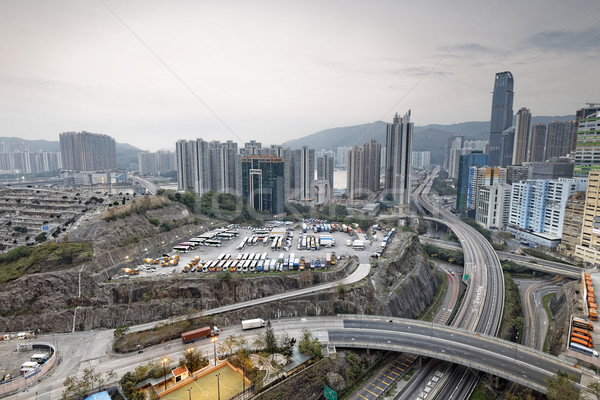 Stock photo: hong kong modern city