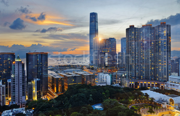 Hong Kong Modern City Stock photo © cozyta
