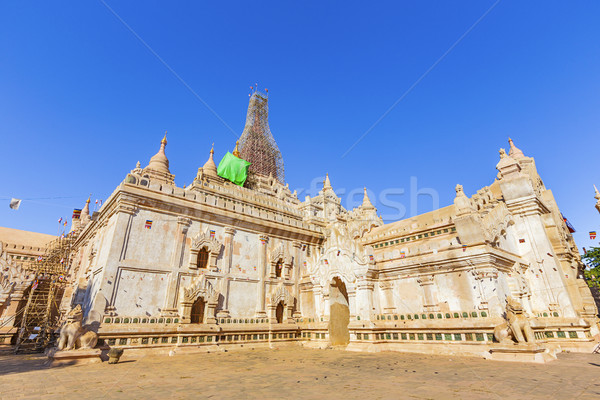 Buda kule gün ünlü yer Myanmar Stok fotoğraf © cozyta