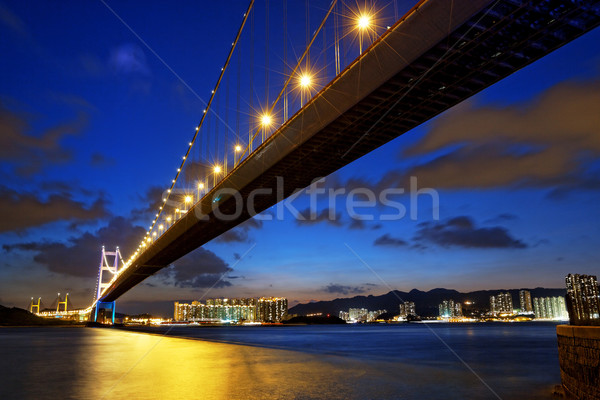 long Bridge over sunrise in hongkong  Stock photo © cozyta
