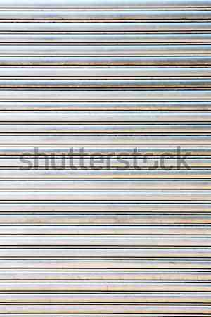 worn metal garage door gate store roller shutter  Stock photo © cozyta