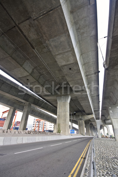 Under the bridge. Urban scene Stock photo © cozyta