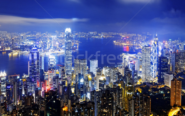 hongkong night Stock photo © cozyta