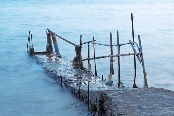 [[stock_photo]]: Chinois · structure · natation · mer · rive