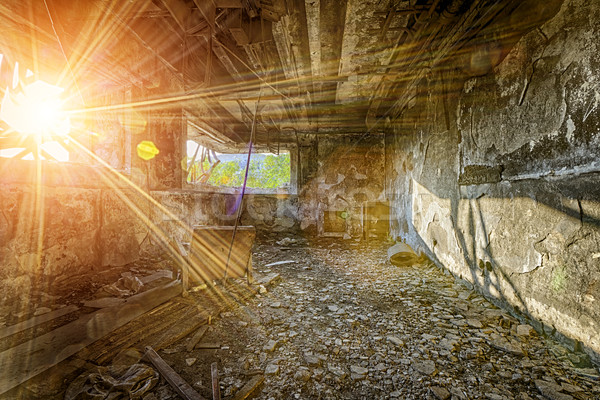 Ruines usine dommage destruction maison [[stock_photo]] © cozyta