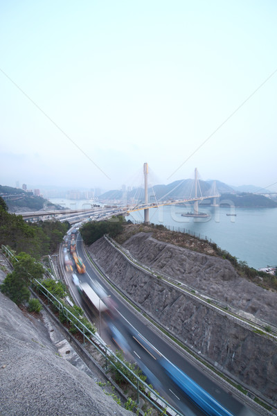 highway and Ting Kau bridge  Stock photo © cozyta