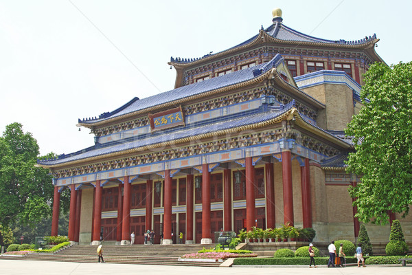 Sun Yat-sen Memorial Hall in Guangzhou, China  Stock photo © cozyta