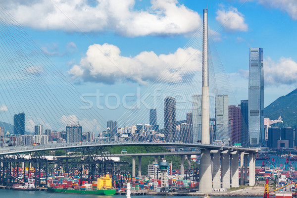 highway bridge in hongkong at day Stock photo © cozyta