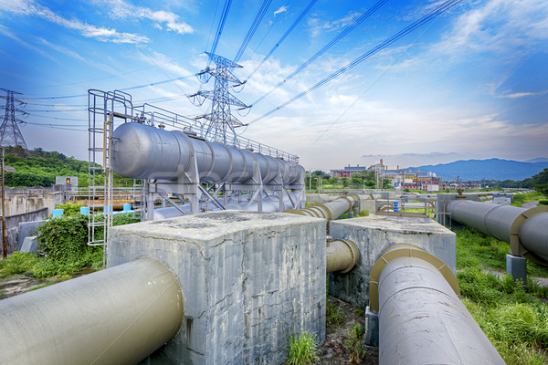 Oil refinery Stock photo © cozyta