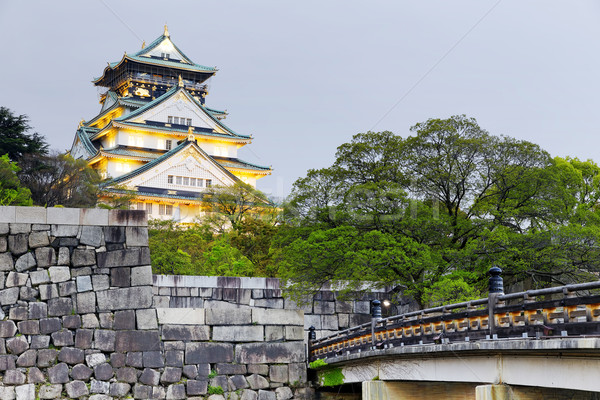 Osaka castle Stock photo © cozyta