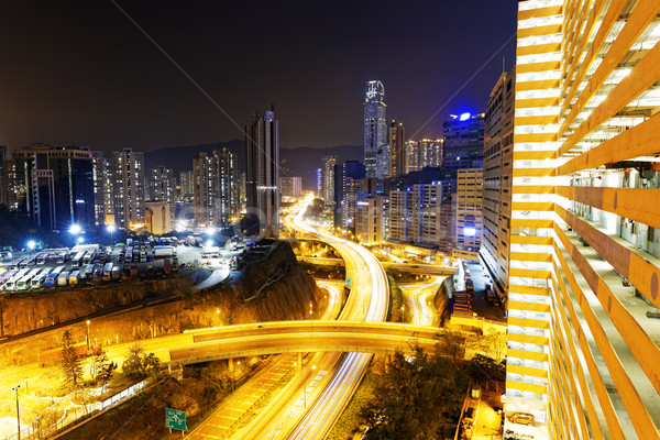 traffic in Hong Kong city Stock photo © cozyta