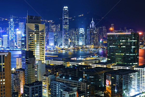Hong Kong City skylines Stock photo © cozyta
