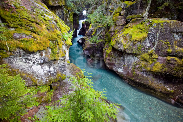 Ghetar parc nord America natură albastru Imagine de stoc © CrackerClips