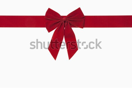 Stock photo: Red Christmas Bow