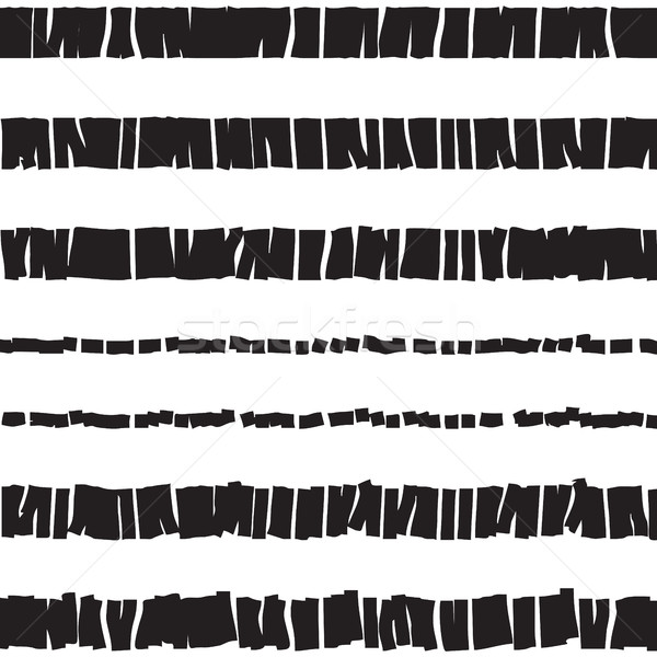 Abstract dotted and dashed seamless pattern Stock photo © creativika