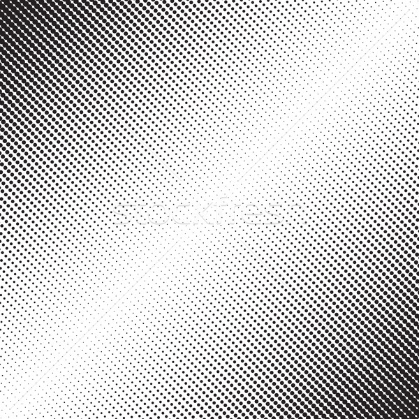 Diagonale Halbton Muster Gradienten Wirkung Punkte Stock foto © creativika