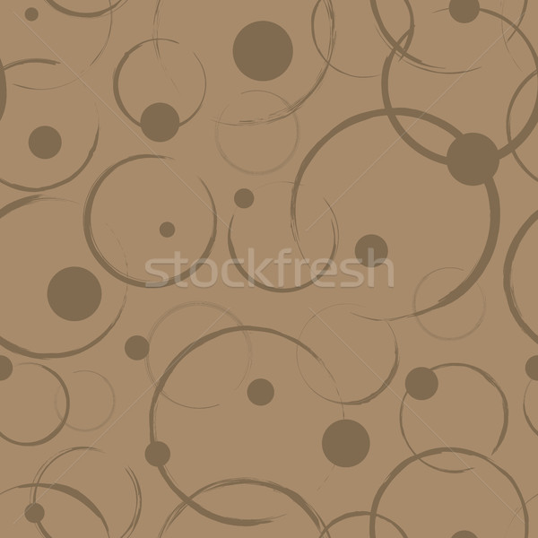 Absztrakt körök végtelen minta barna végtelenített textúra Stock fotó © creativika