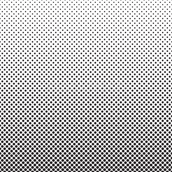 Mezzitoni pattern gradiente punteggiata effetto nero Foto d'archivio © creativika
