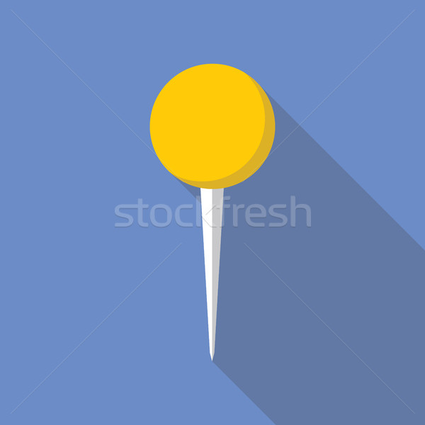 Pin Vector Flat Icon Stock photo © creativika