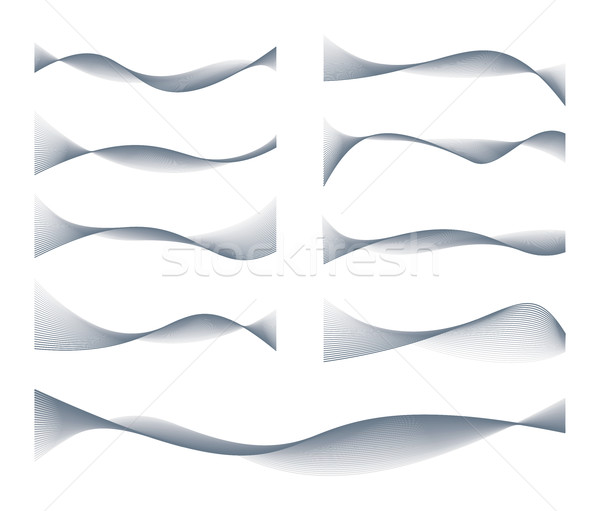 Linii proiect element set formă Imagine de stoc © creativika