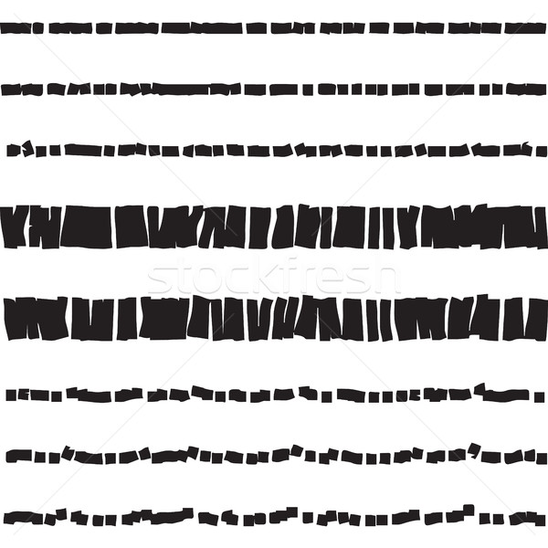 Résumé pointillé texture blanc noir [[stock_photo]] © creativika