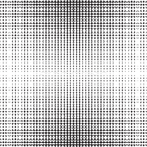 Verticale mezzitoni pattern gradiente effetto punti Foto d'archivio © creativika
