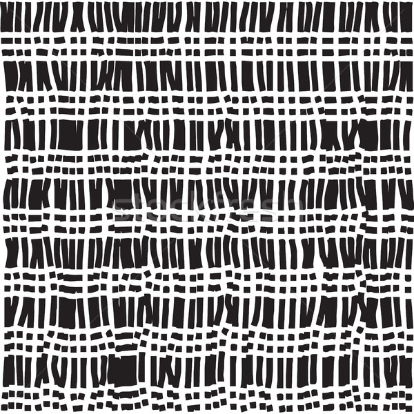 Abstract stippel naadloos textuur zwart wit Stockfoto © creativika