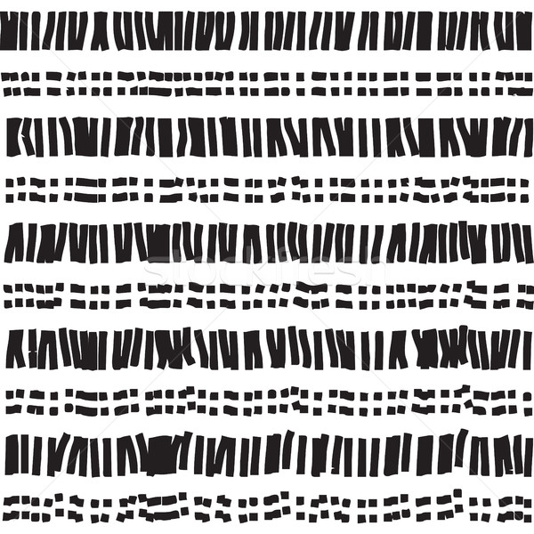 Résumé pointillé texture blanc noir [[stock_photo]] © creativika