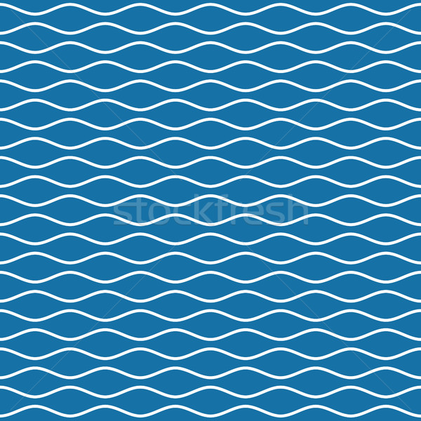 Hullámos vonalak végtelen minta vonal fehér hullám Stock fotó © creativika