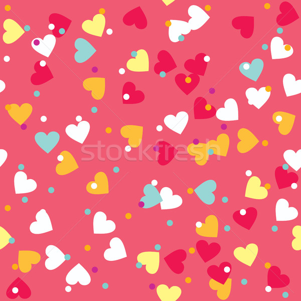 Colorful Sprinkles Donut Glaze Seamless Pattern Stock photo © creativika