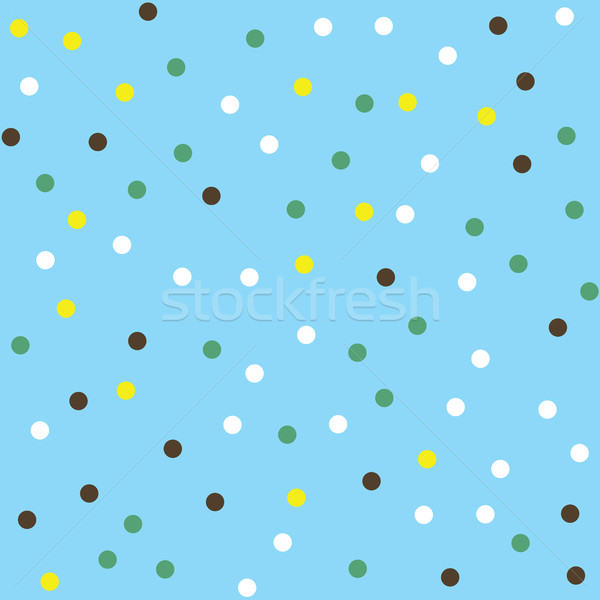 Stock photo: Colorful Donut Glaze Seamless Pattern