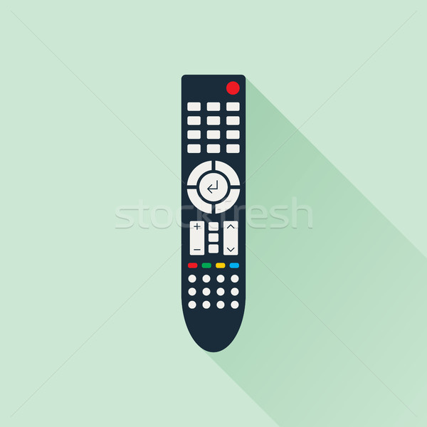 Control icoană Control de la distanţă televizor mass-media Imagine de stoc © creativika