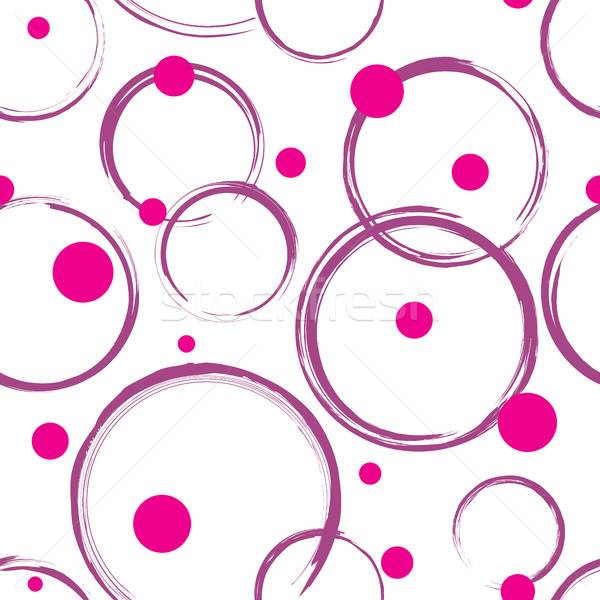 Abstract cerc roz violet alb Imagine de stoc © creativika