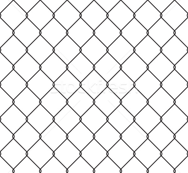 Fémes kerítés végtelen minta acél drót háló Stock fotó © creativika