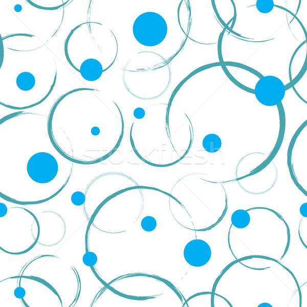 Abstract cerc albastru alb fara sudura Imagine de stoc © creativika