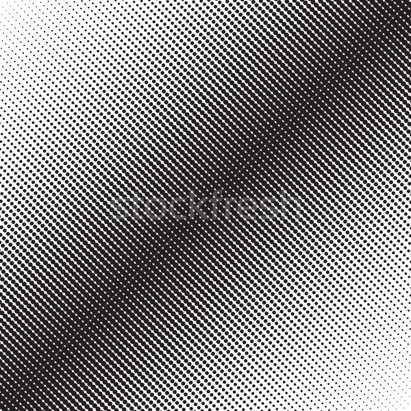 Diagonale Halbton Muster Gradienten Wirkung Punkte Stock foto © creativika