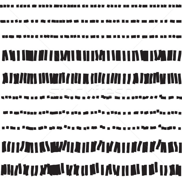Résumé pointillé texture blanc noir [[stock_photo]] © creativika