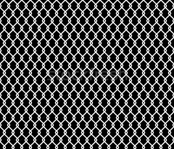 Wired Steel Fence Seamless Pattern Overlay Stock photo © creativika