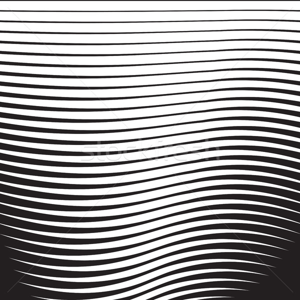 Halftone Pattern from Lines Stock photo © creativika
