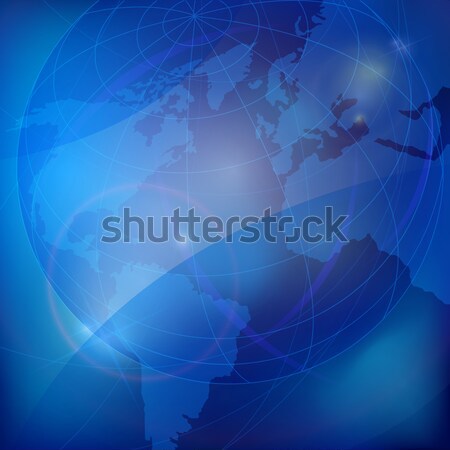 Mundo tierra azul negocios espacio viaje Foto stock © creatOR76