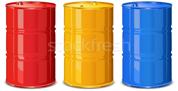 Color barrels Stock photo © creatOR76