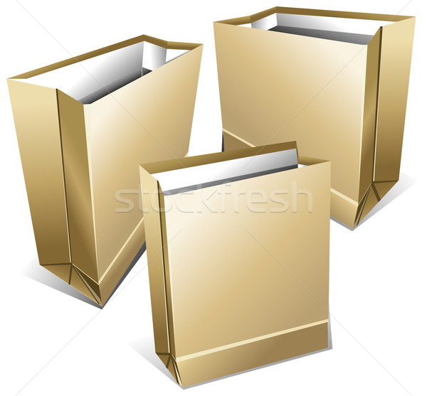 Foodstuff paper packages  Stock photo © creatOR76