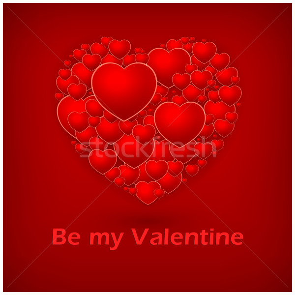 Valentine's Day red heart  Stock photo © creatOR76