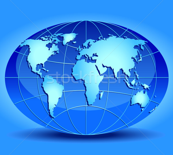 Model of globe  Stock photo © creatOR76