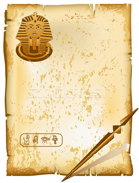 Hieroglyphic alphabet symbols  Stock photo © creatOR76