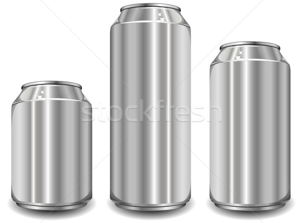 Three aluminum jar Stock photo © creatOR76